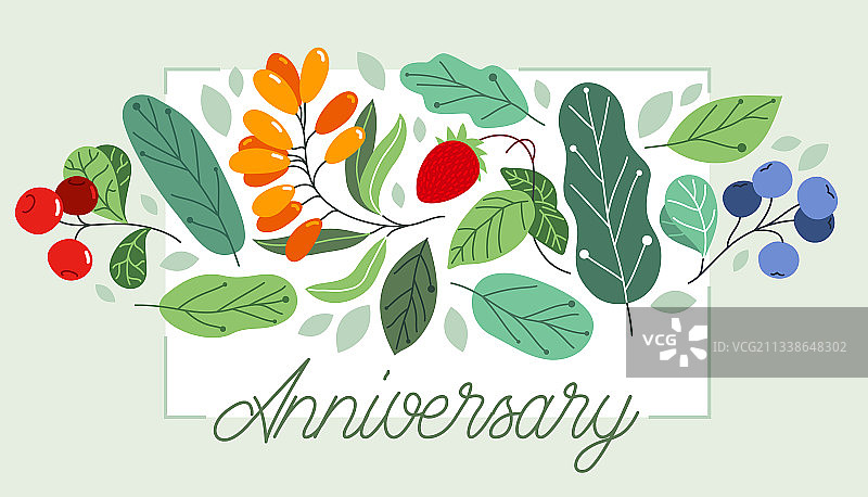 成熟野莓贺卡图片素材