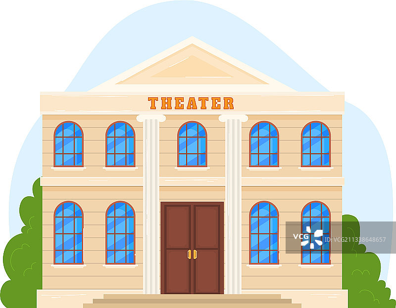 剧院建筑外观图片素材