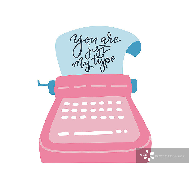 复古打字机与文稿图片素材