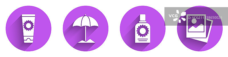 防晒霜保护图片素材