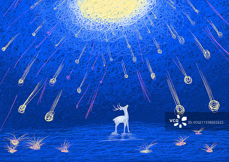 唯美治愈系抽象客厅挂画图片素材