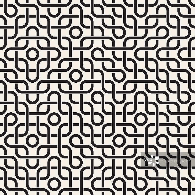 装饰几何交织无缝图案图片素材