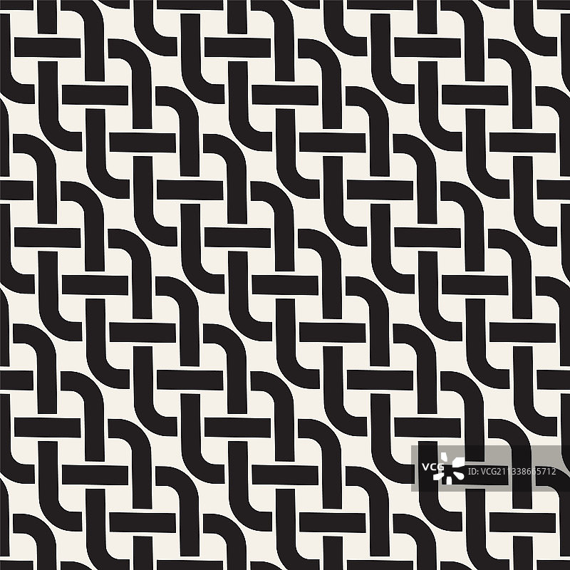 装饰几何交织无缝图案图片素材