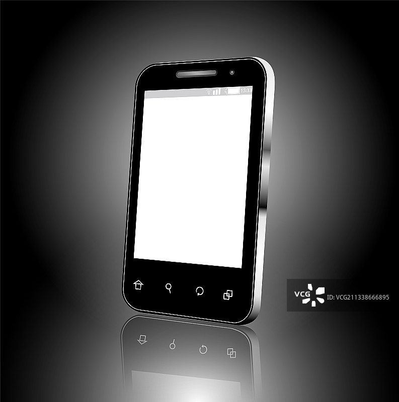 黑色背景上的手机图片素材