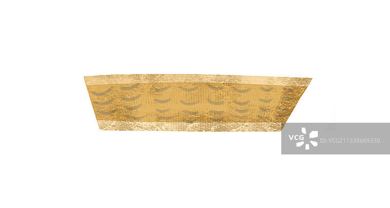 黄色的草编筐插画元素图片素材