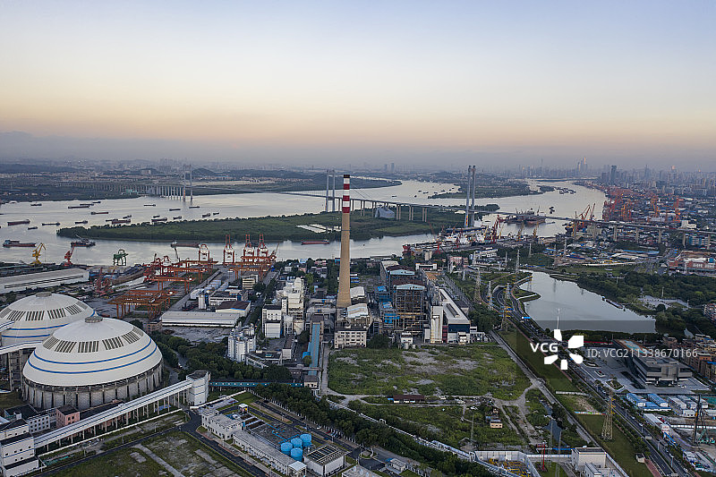中国广州珠三角工业区图片素材