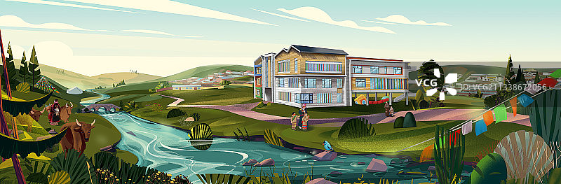 甘南风景图片素材