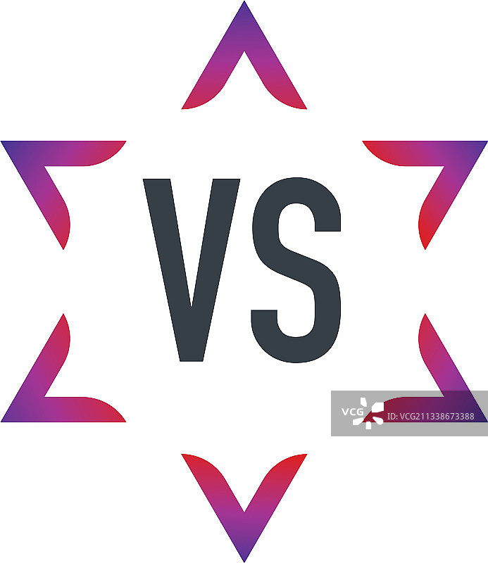 字母与大卫之星创意标志设计图片素材