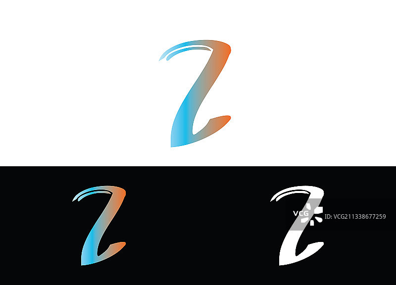 Z字母logo或图标设计图片素材