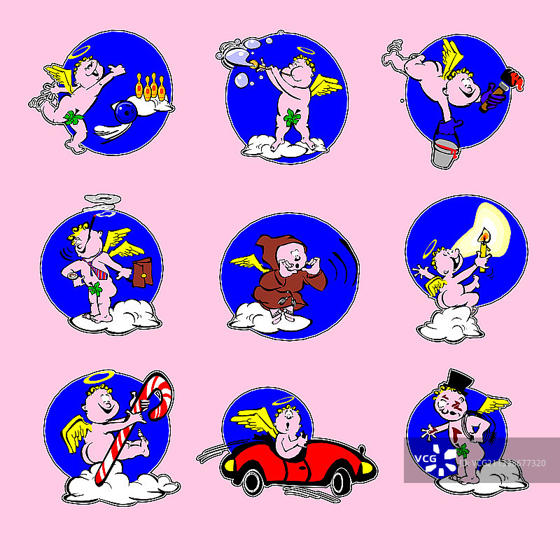 动态天使人物素材图片素材