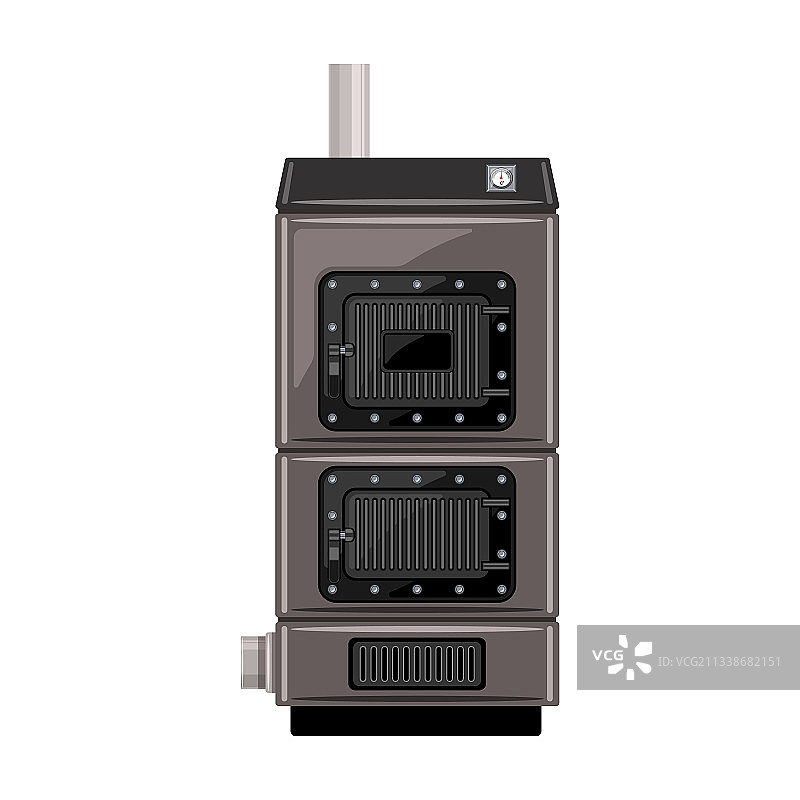 卡通锅炉图标图片素材