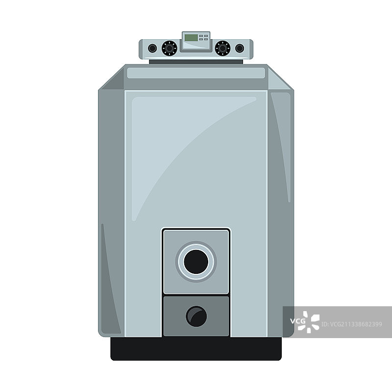 燃气锅炉卡通图标图片素材