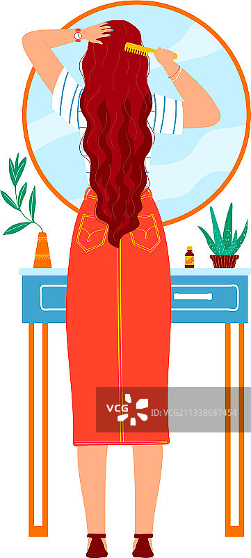 女性美容日常护理图片素材