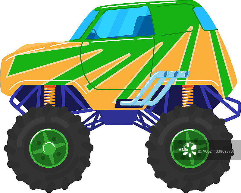 改装车 大轮卡车 重型车辆图片素材