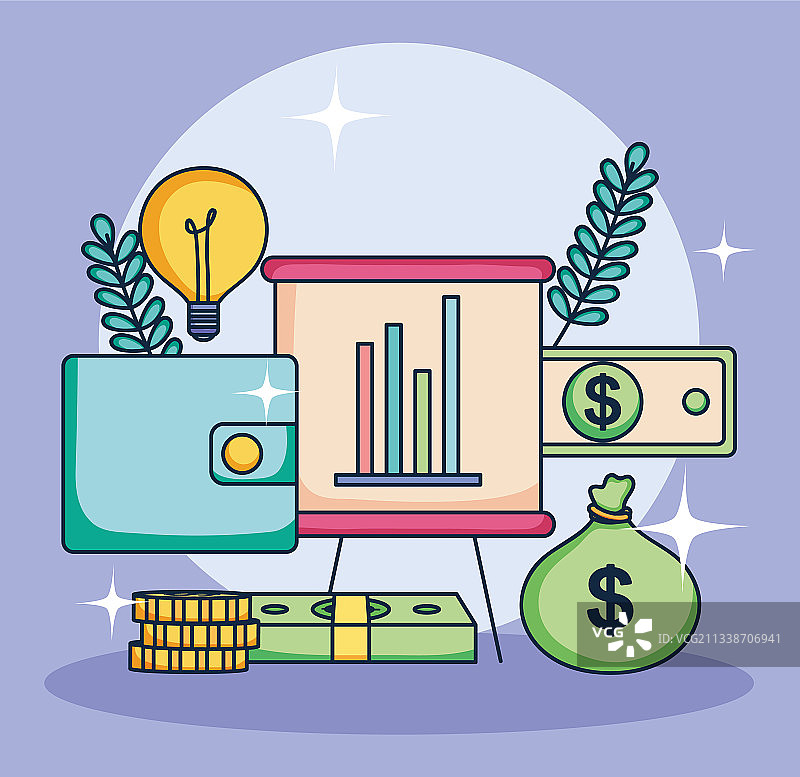 投资设计图片素材