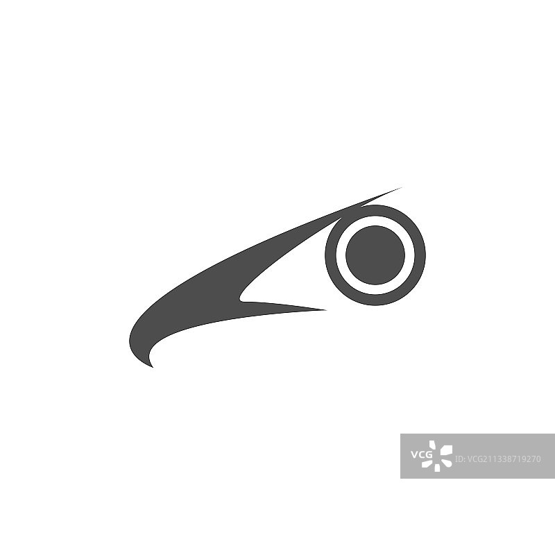 猎鹰鹰鸟Logo图标设计模板图片素材