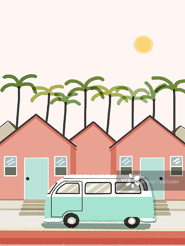 加州阳光图片素材