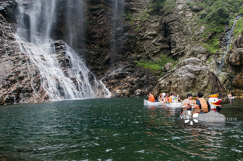 2009-05-24中国，江西省，九江市，庐山三叠泉风景区图片素材