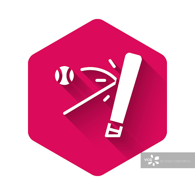 白色棒球棒和棒球图标图片素材