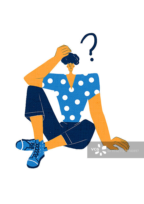 夸张变形人物图片素材