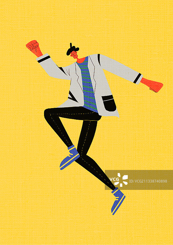 夸张变形人物图片素材