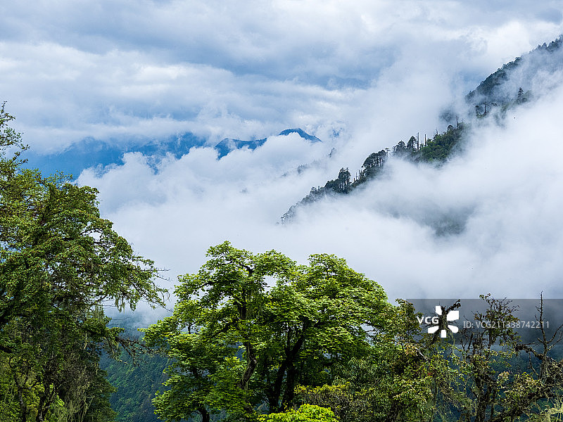 德贡线-云岭-孔雀山风景图片素材