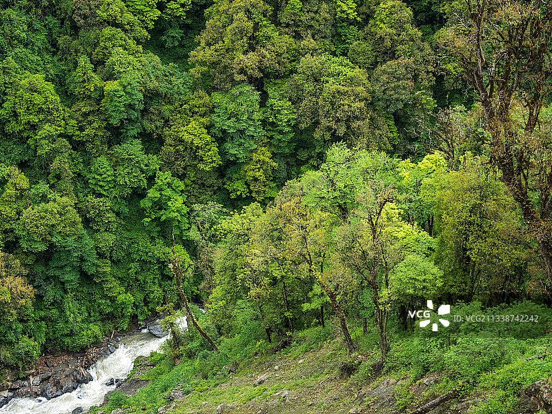 德贡线-云岭-孔雀山风景图片素材