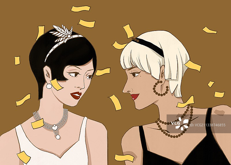 时尚插画3图片素材