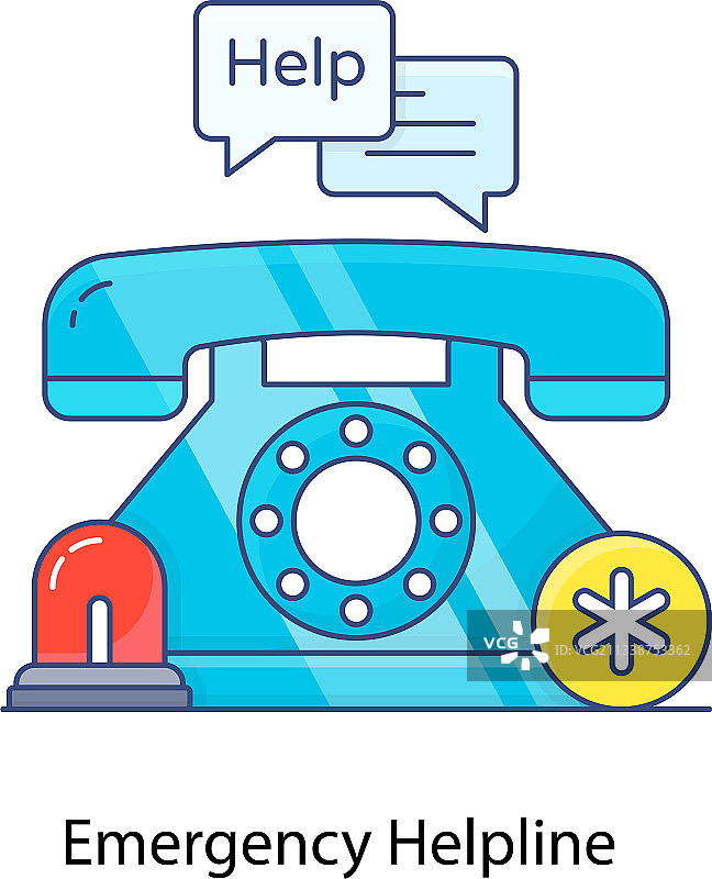 紧急求助热线图片素材