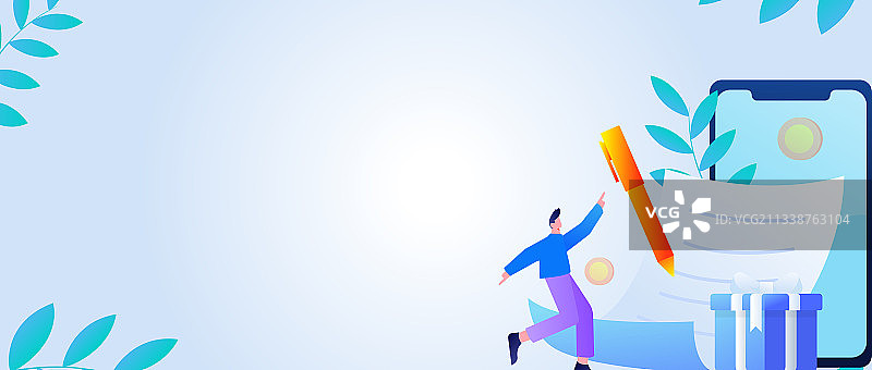 邀请好友进行问卷调查扁平矢量概念运营插画图片素材