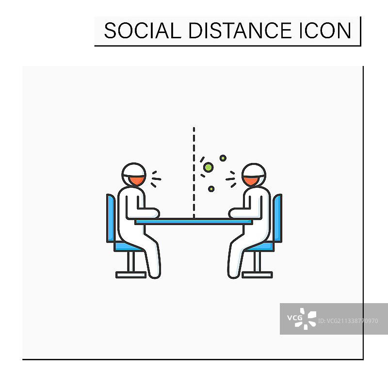 彩色玻璃屏障图标图片素材