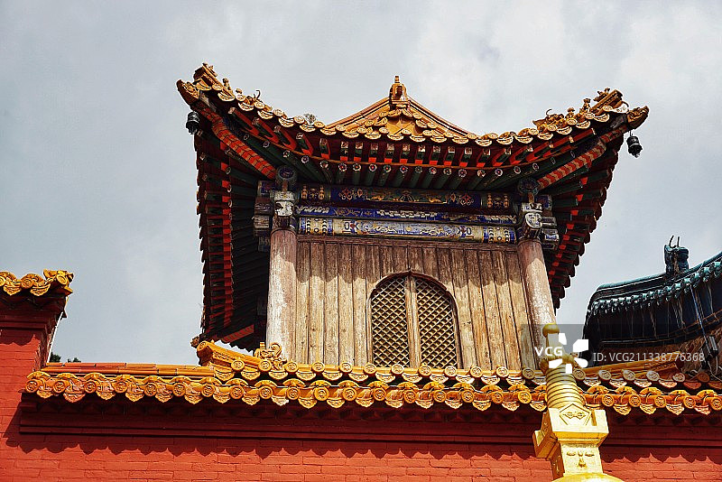 山西五台山菩萨顶图片素材