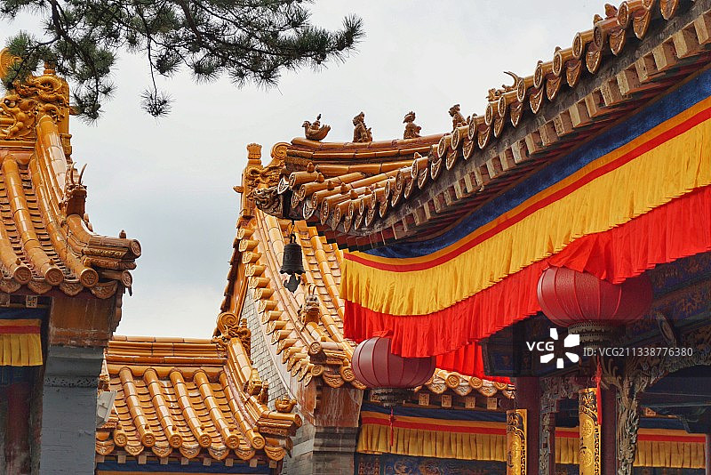 山西五台山菩萨顶图片素材