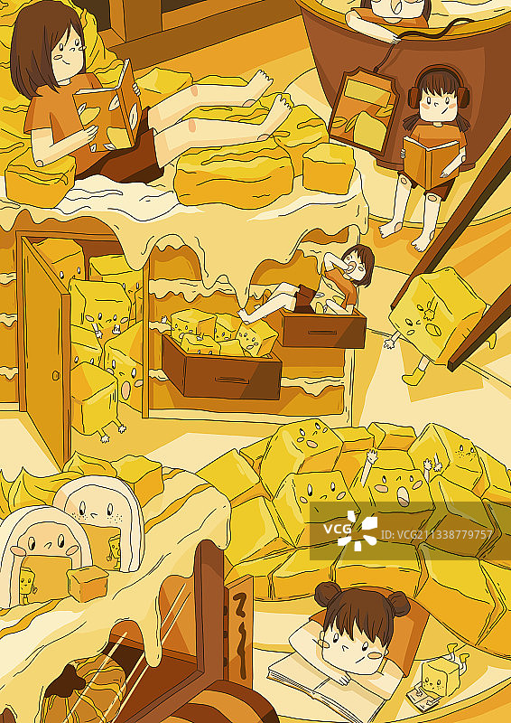 夏日水果系列之芒果图片素材