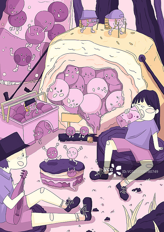 夏日水果系列之葡萄图片素材