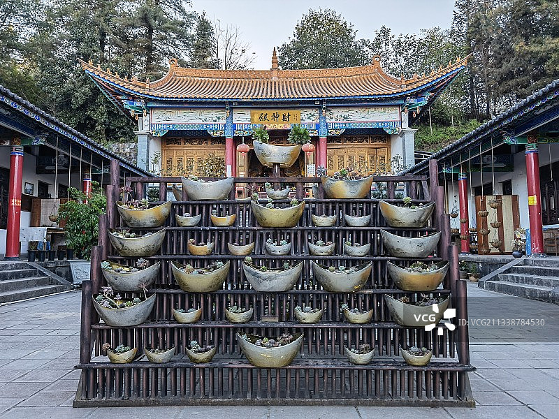 凤庆石洞寺 财神殿图片素材