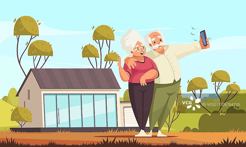 老年人户外活动图片素材