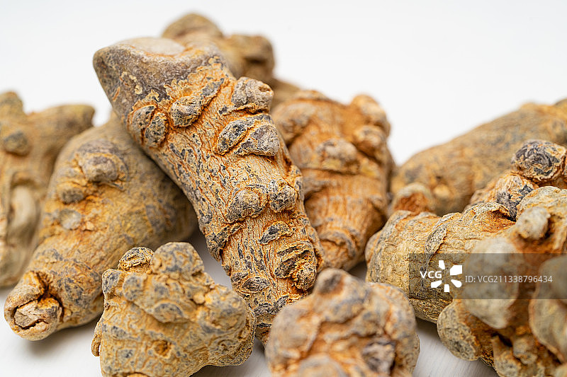 中国中医传统中药材三七图片素材