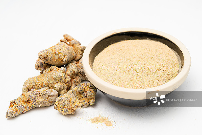 中国中医传统中药材三七图片素材