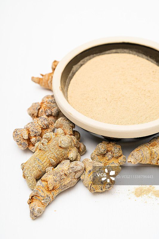 中国中医传统中药材三七图片素材