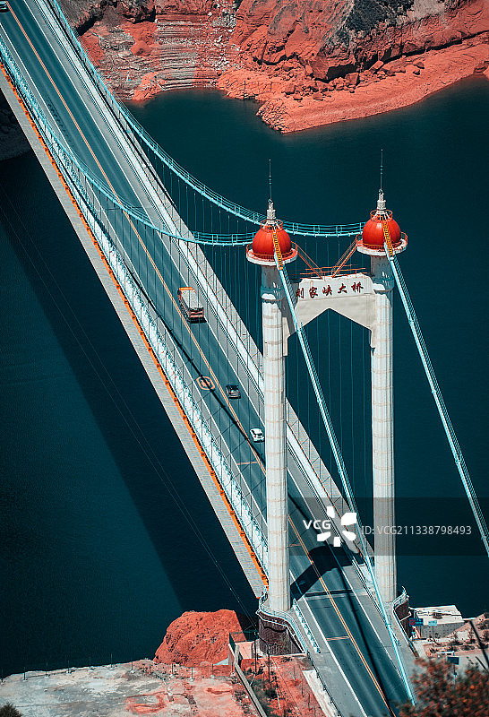 甘肃临夏刘家峡大桥图片素材