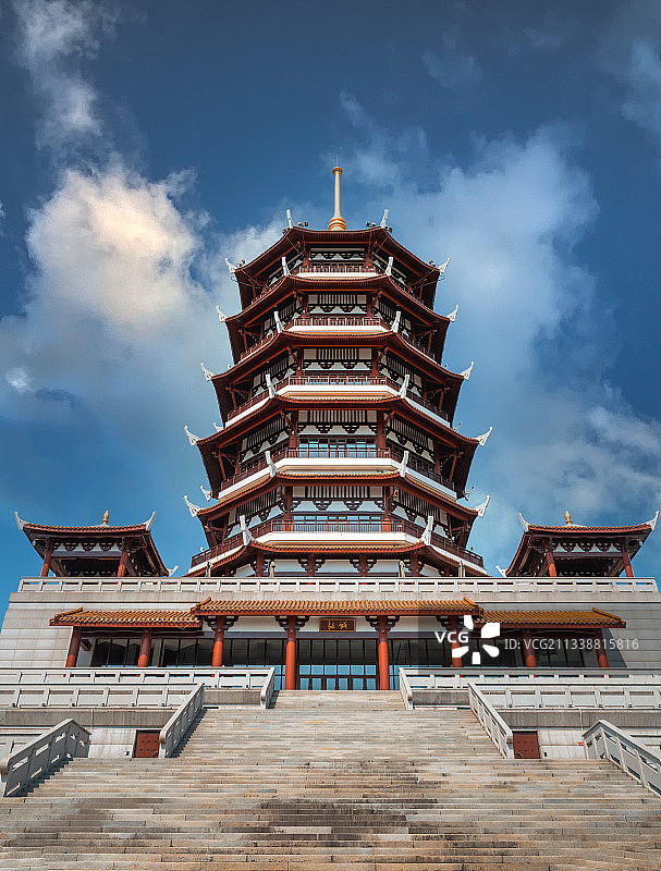 厦门市集美区集美塔图片素材