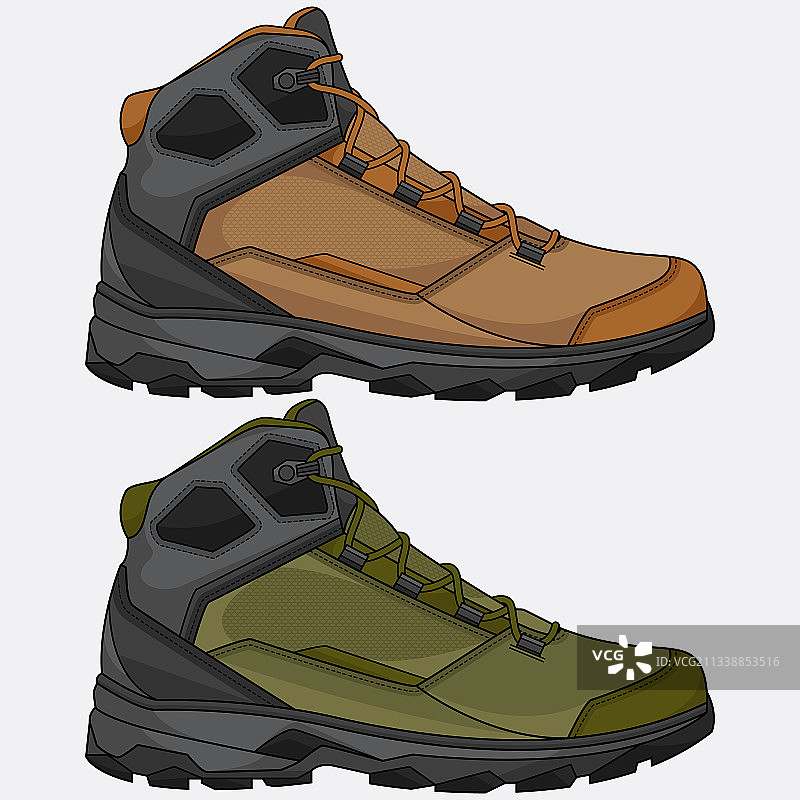 徒步靴图片素材