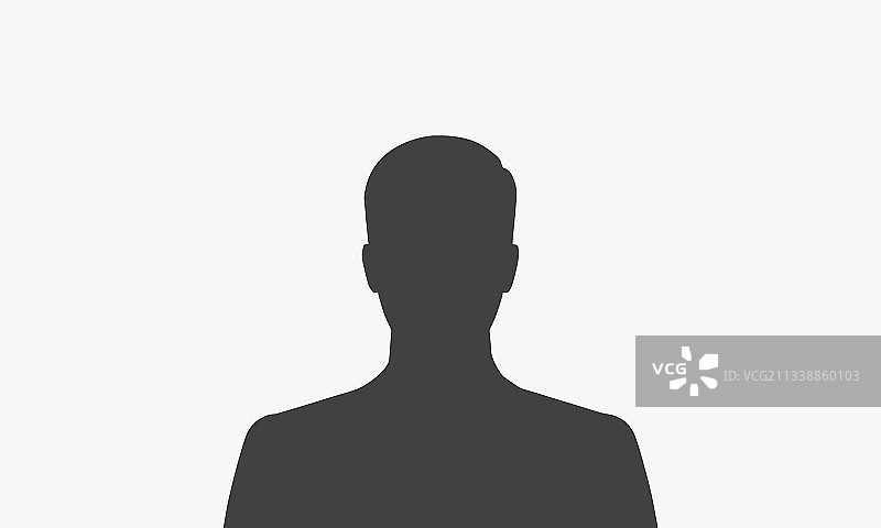 白色背景上的肖像照片图标图片素材