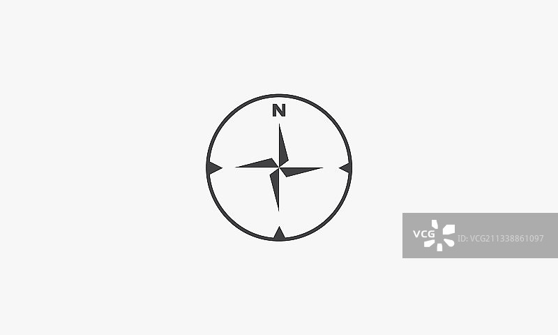 简单的指南针图片素材