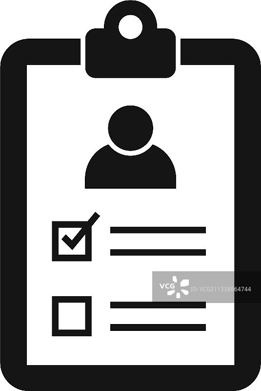 剪贴板个人特质简约风格图标图片素材