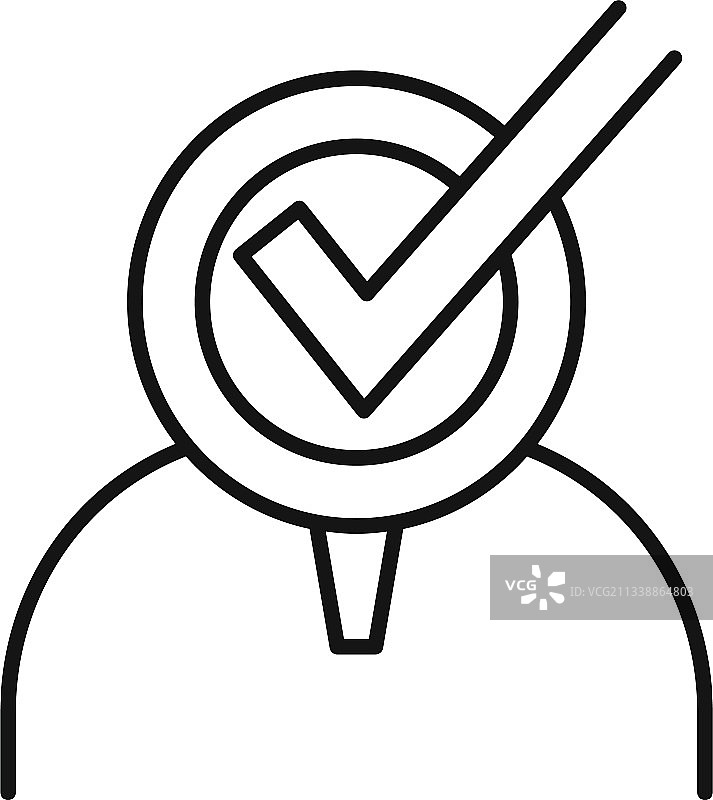 技能个人特质图标轮廓样式图片素材