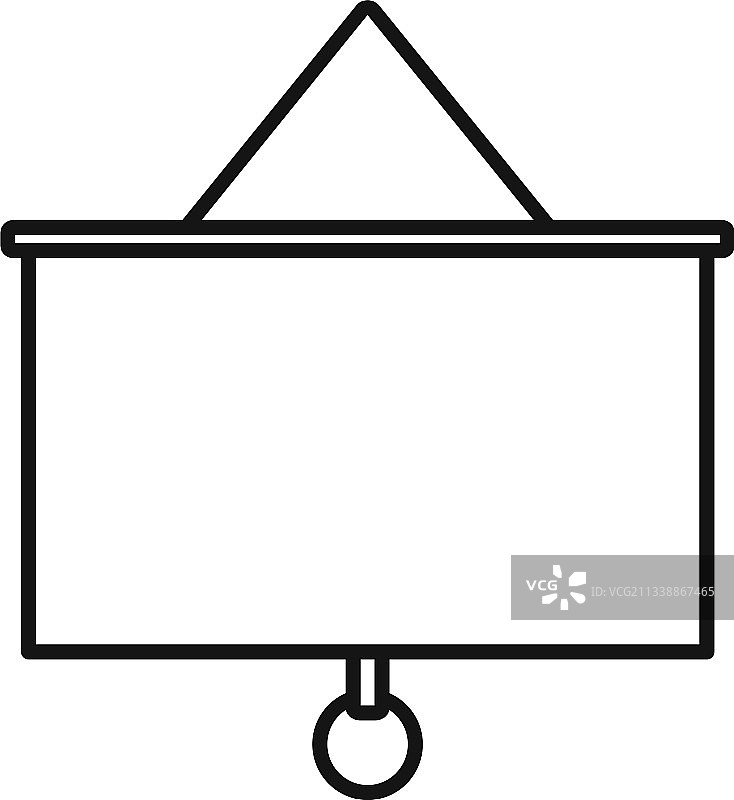 白色banner图标墙面轮廓风格图片素材