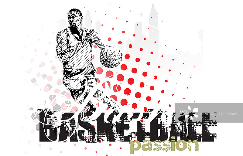 篮球海报背景图片素材