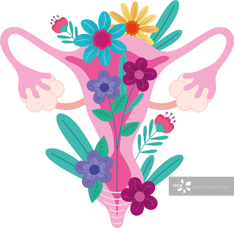 彩色鲜花装饰图片素材